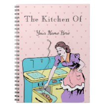 roze kunstje Recipe Cookbook Wife Opmerking