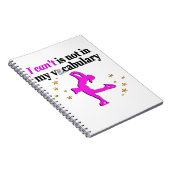 ROZE KUNSTSCHAATSEN DOELEN EN DROMEN NOTITIEBOEK (Rechterzijde)