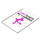 ROZE KUNSTSCHAATSEN DOELEN EN DROMEN NOTITIEBOEK (Linkerzijde)