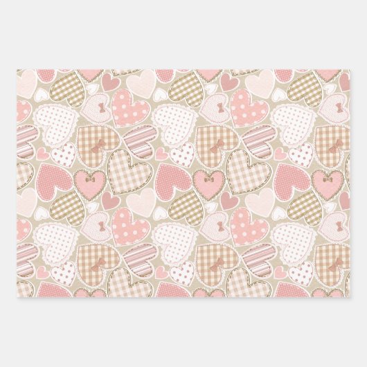 roze kunstschildpad inpakpapier vel (Voorkant)