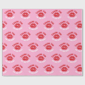 Roze kus Business Shop Hartelijk dank voor uw best Cadeaupapier (Vlak)