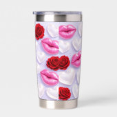 Roze kus geïsoleerde drinkbeker (Rechts)