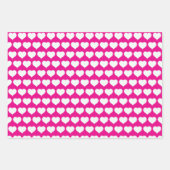 Roze kus lips die papierset ompakken inpakpapier vel (Voorkant 3)