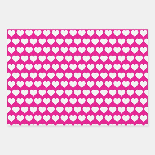 Roze kus lips die papierset ompakken inpakpapier vel (Voorkant 3)