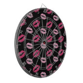Roze Kusjes Dartbord (Voorkant Links)