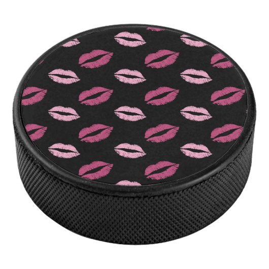 Roze Kusjes Hockey Puck (3/4)