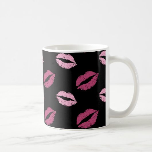 Roze Kusjes Koffiemok (Rechts)
