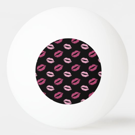 Roze Kusjes Pingpongbal (Voorkant)