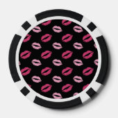 Roze Kusjes Poker Chips (Achterkant)