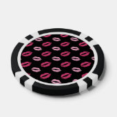 Roze Kusjes Poker Chips (Enkel)