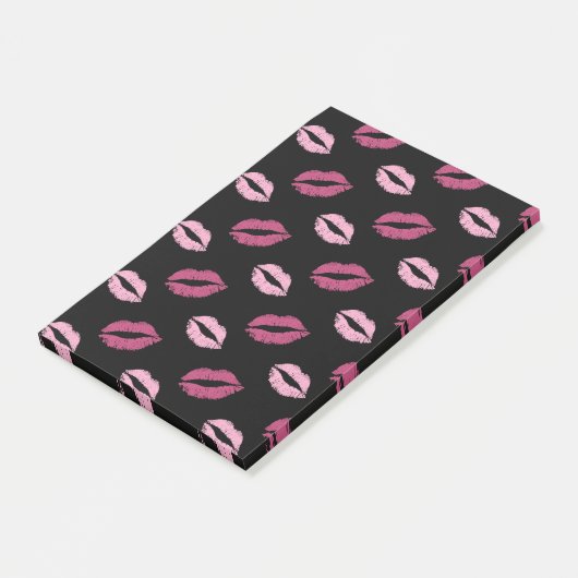 Roze Kusjes Post-it® Notes (Schuin)
