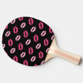 Roze Kusjes Tafeltennisbatje (Zijkant)