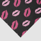 Roze Kusjes Tissuepapier (Detail)