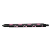 Roze Kusjes Zwarte Inkt Pen (Voorkant)