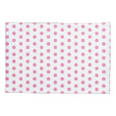 Roze Kussen Hoesje met Stippen - Kies Kleuren Kussensloop (Achterkant)