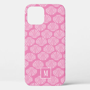  roze kustzeeschelppatroon Case-Mate iPhone case