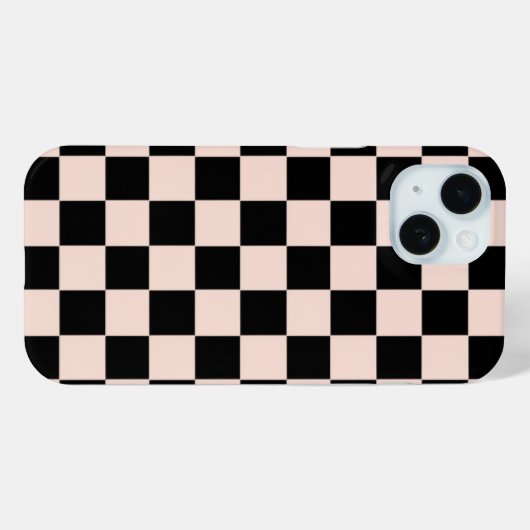 Roze Kwadrant Case-Mate iPhone Case (Achterkant (horizontaal))