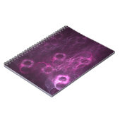 roze kwal abstracte kunst notitieboek (Linkerzijde)