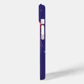 Roze kwal Case-Mate iPhone case (Achterkant / Links)