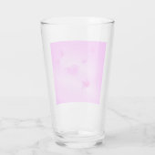 Roze kwal glazen beker (Achterkant)