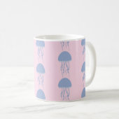 Roze kwal koffiemok (Voorkant rechts)