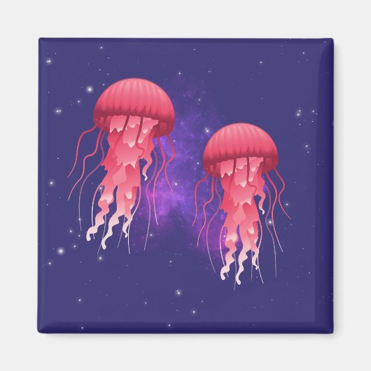 Roze kwal magneet (Voorkant)