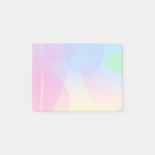 Roze kwal post-it® notes (Voorkant)