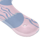 Roze kwal snijplank (Hoek)