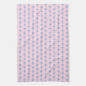 Roze kwal  theedoek (Verticaal)