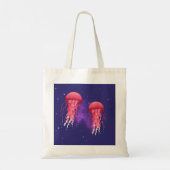 Roze kwal tote bag (Achterkant)