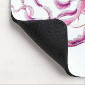 Roze kwallen Nautische Muismat/kustvisserij Muismat (Hoek)