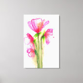 Roze kwartet canvas afdruk (Voorkant)