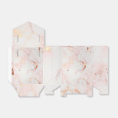 Roze Kwarts Cadeau Doos met Deksel Bedankdoosjes (Uitgevouwen)