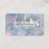  Roze Kwarts Crystal Visitekaartjes (Voorkant)