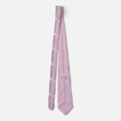Roze Kwarts Labyrint Necktie Stropdas (Achterkant)