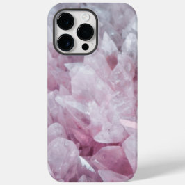 Roze kwartsgeest Lichaamsspiraalenergie Case-Mate iPhone 14 Pro Max Hoesje