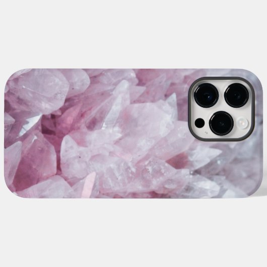 Roze kwartsgeest Lichaamsspiraalenergie Case-Mate iPhone Case (Achterkant (horizontaal))