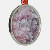 Roze kwartsgeest Lichaamsspiraalenergie Metalen Ornament (Rechts)