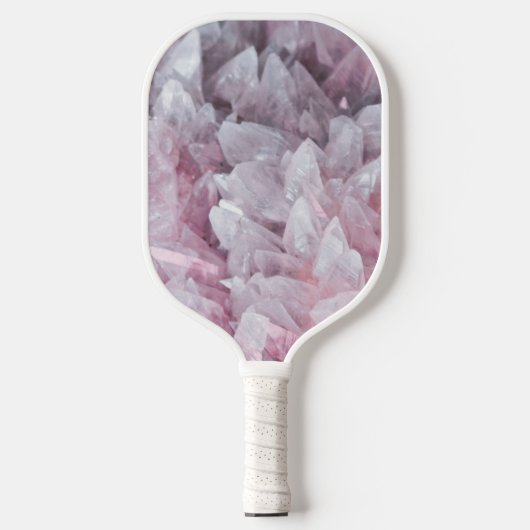 Roze kwartsgeest Lichaamsspiraalenergie Pickleball Paddle (Voorkant)