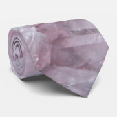 Roze kwartsgeest Lichaamsspiraalenergie Stropdas (Opgerold)