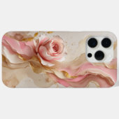 Roze kwartsgloed Case-Mate iPhone case (Achterkant (horizontaal))