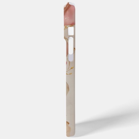 Roze kwartsgloed Case-Mate iPhone case (Achterkant / Links)