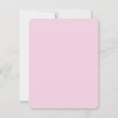 Roze Kwast Bedankkaart (Achterkant)