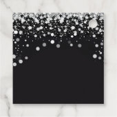 Roze Laarzen en Bling Bachelorette Feestje Bedankjes Labels (Achterkant)