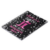 Roze Laarzen en Bling Bachelorette Feestje Notitieboek (Linkerzijde)