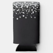 Roze laarzen en Bling Bachelorette Party Seltzer Blikjeskoeler (Achterkant)