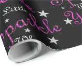 Roze laat een beetje Inspirerend achter Cadeaupapier (Rol Hoek)