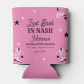Roze laatste basis in Nash Nashville Bachelorette Blikjeskoeler (Achterkant)