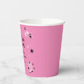 Roze laatste basis in Nash Nashville Bachelorette Papieren Bekers (Links)