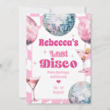 Roze laatste disco vrijgezellenfeest itineraire
